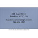 Davis Double Sided Shimmer Contact Cards Image 2 of 6